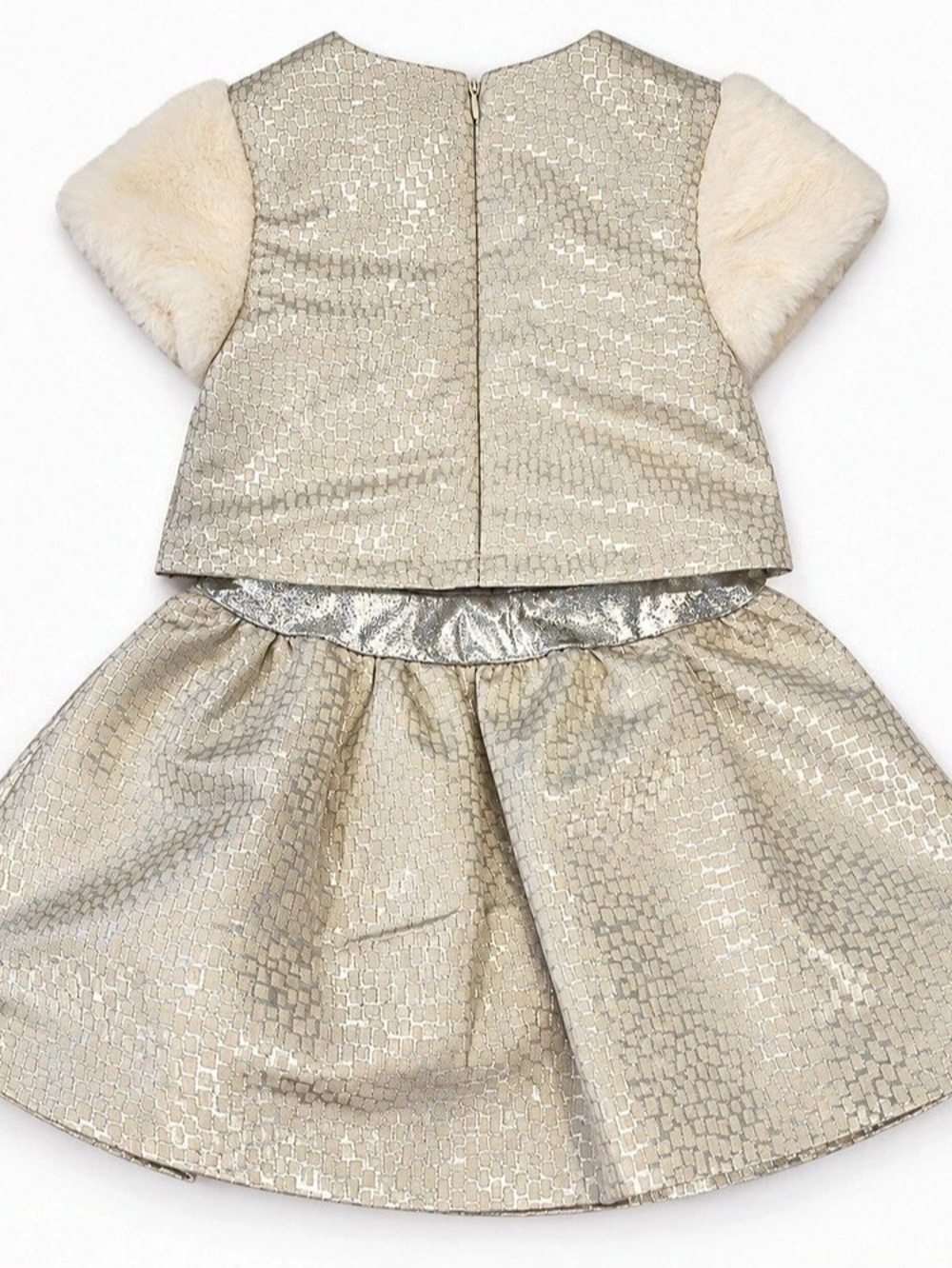 Imoga Girls Formal Metallic Dress - Picture 3 of 8